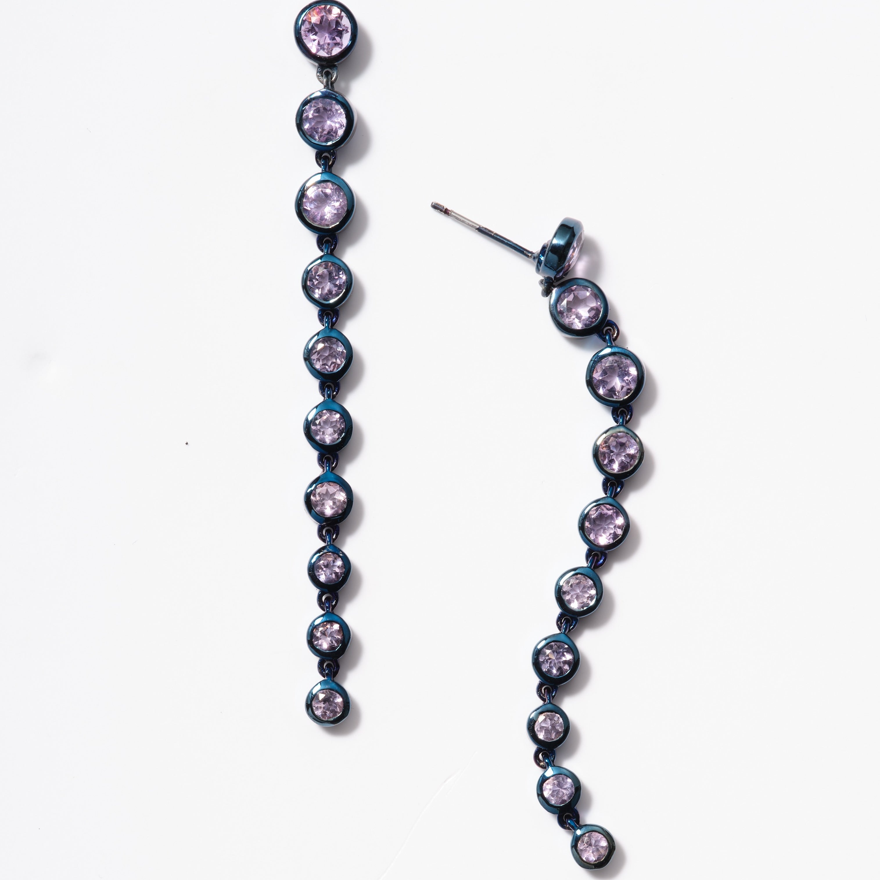 Stiletto Earrings - Rose of France