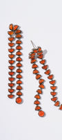 Marabou Earrings - Carnelian