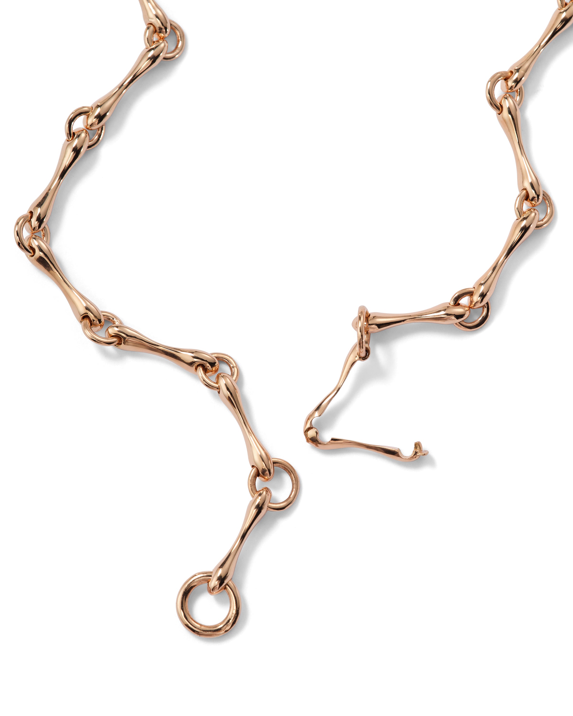 Heavy Baton Chain Bracelet With Invisible Clasp