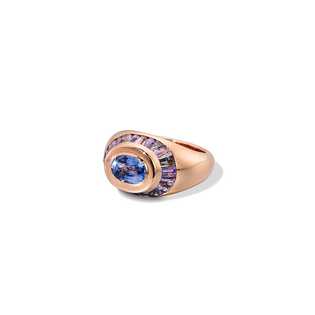 Armory Ring Violet Sapphire