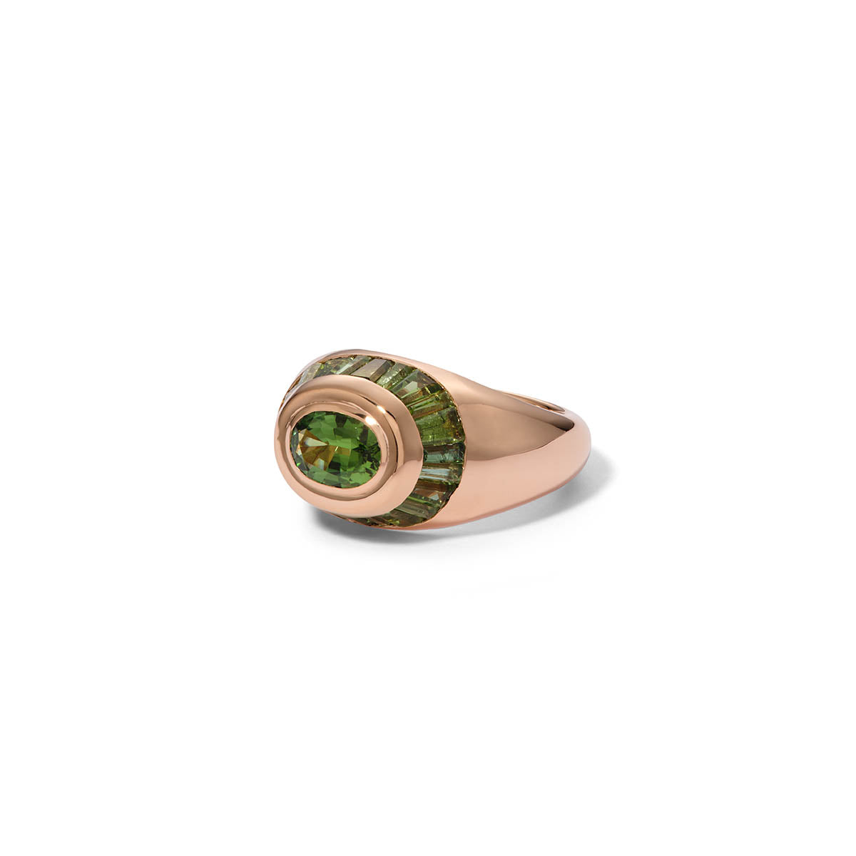 Armory Ring - Green Tourmaline