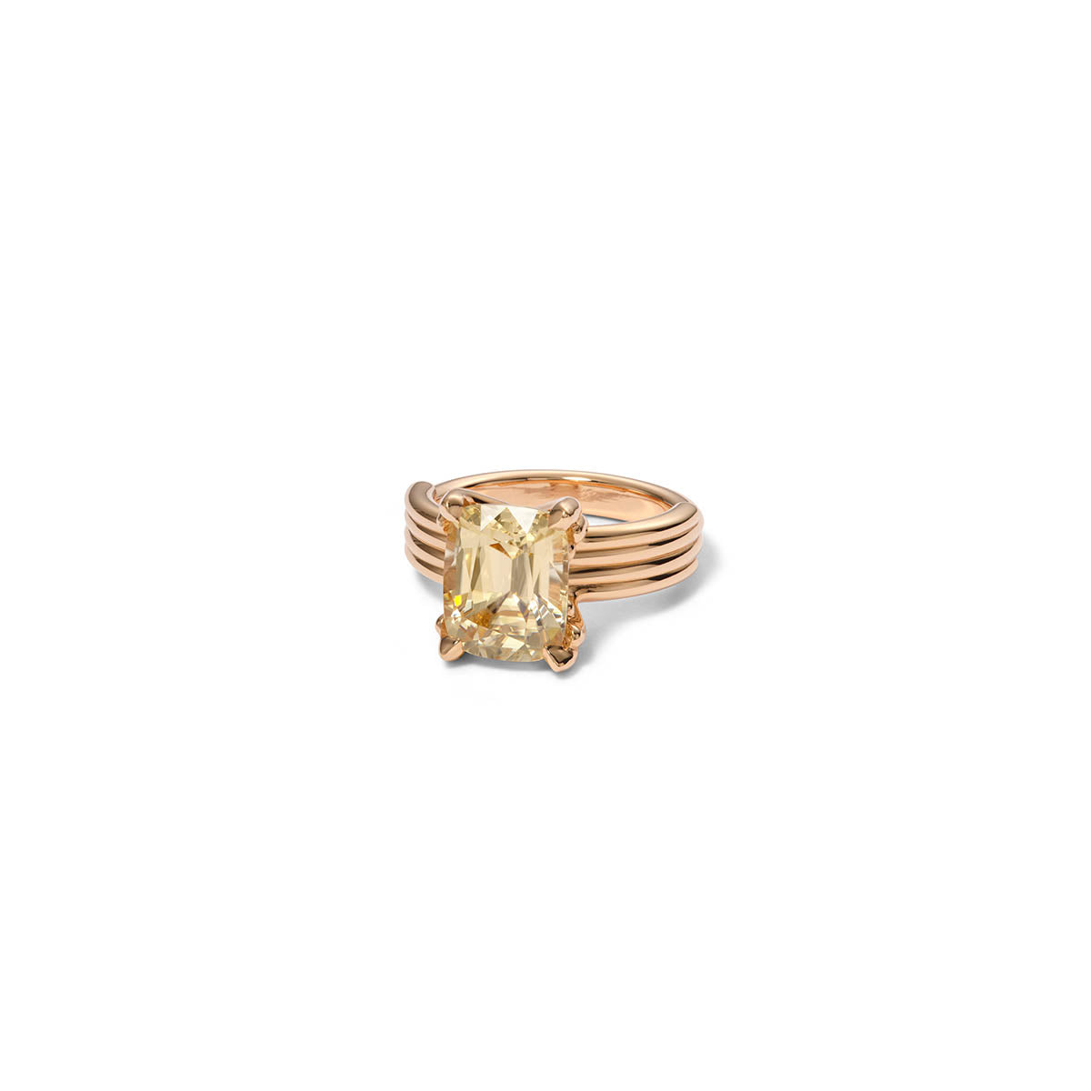 Atlas Ring - Ivory Zircon