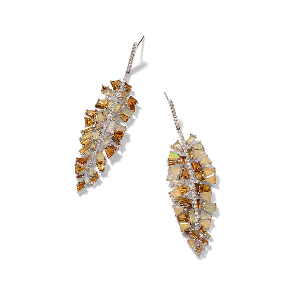 Bahia Banana Leaf Earrings