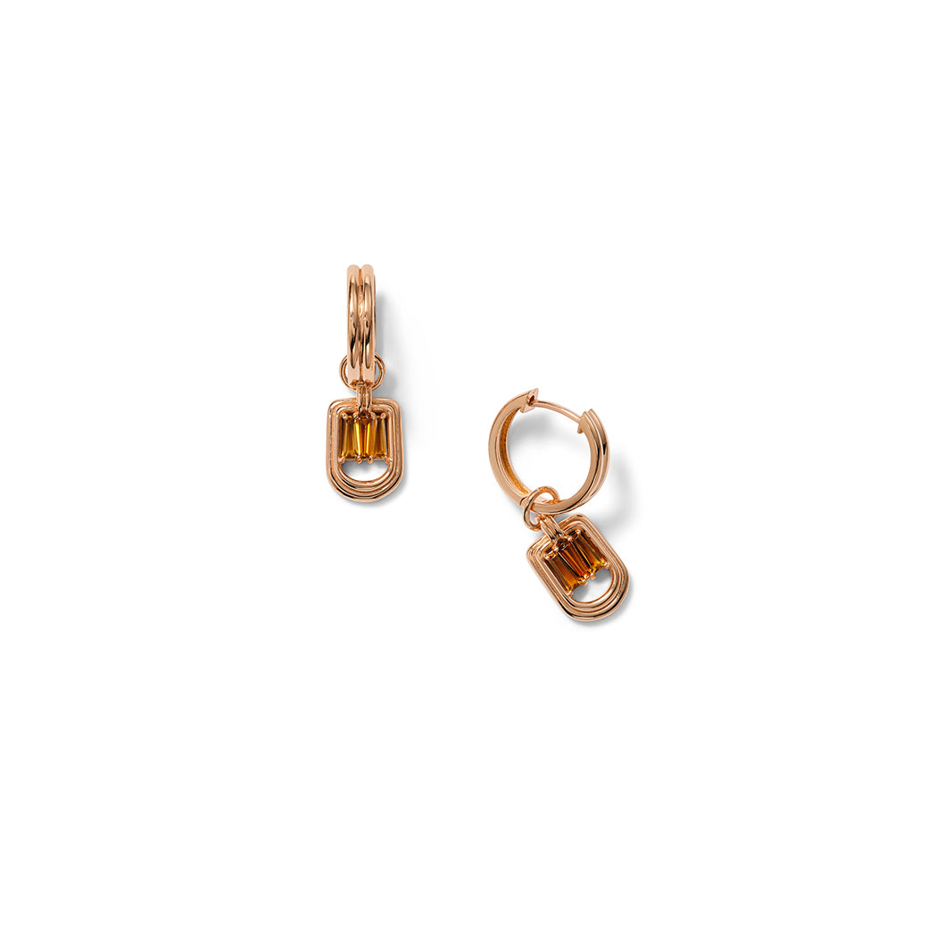 Mini Candy Stripe Drops - Golden Tourmaline