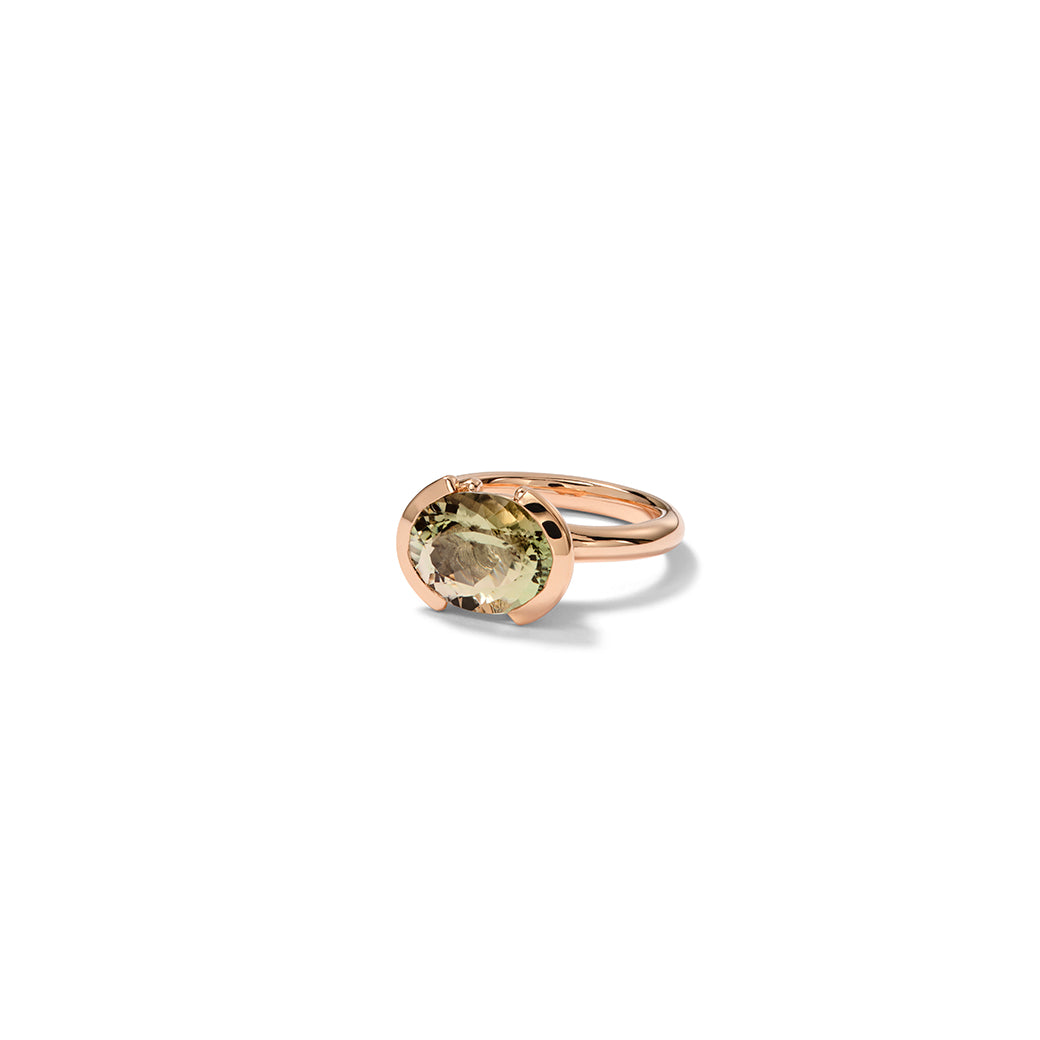 Fenestra Stacked Solitaire Ring - Multi Tourmaline