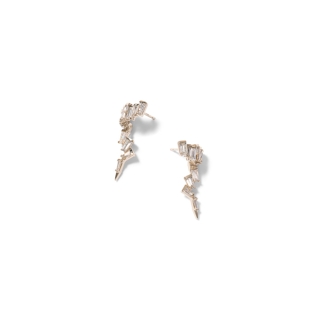 Mini Ruffled Ear Lassos - Diamond