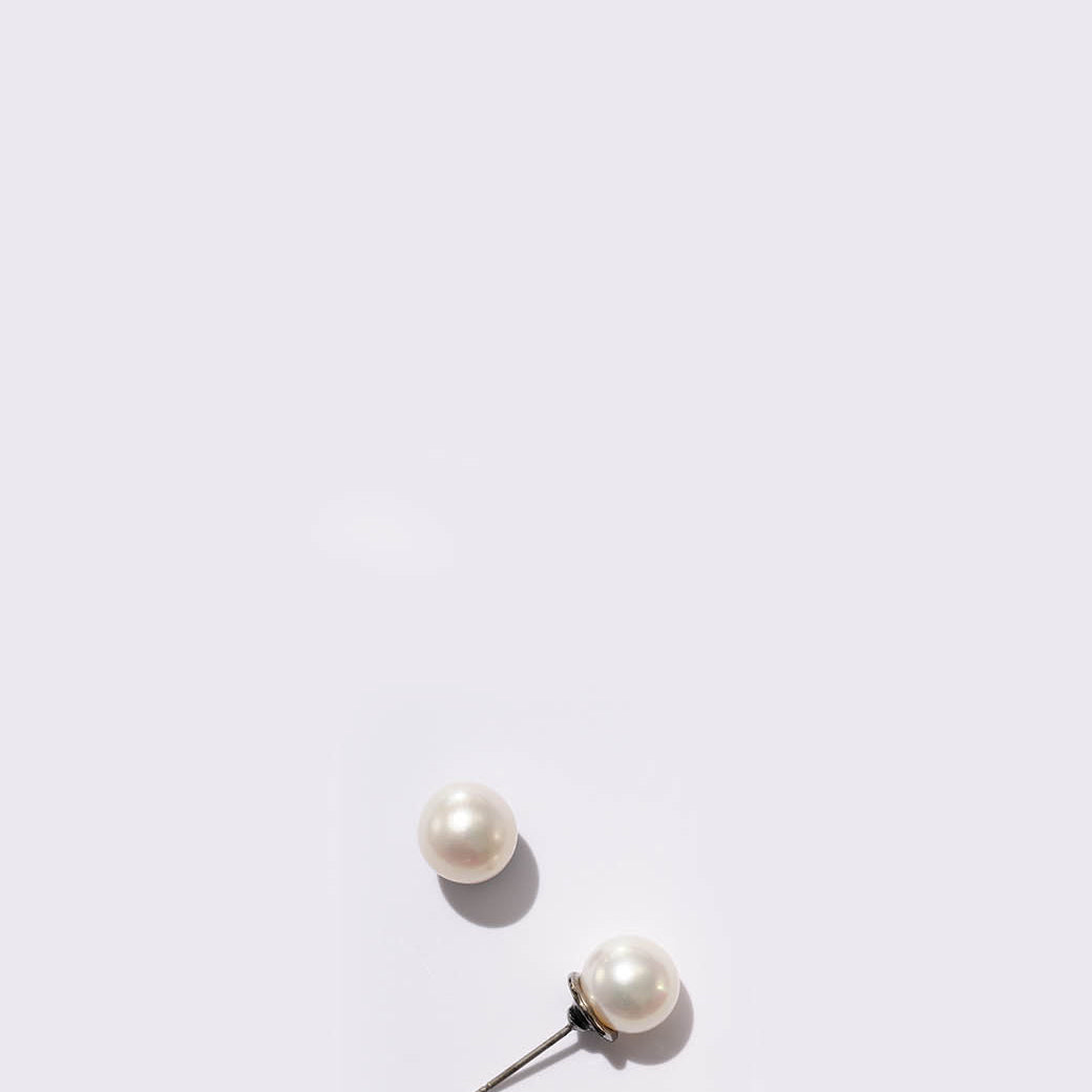Small Push Pin Studs - 9 MM Pearls