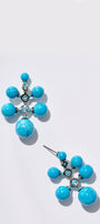 Radiant Earrings - Blue Howlite