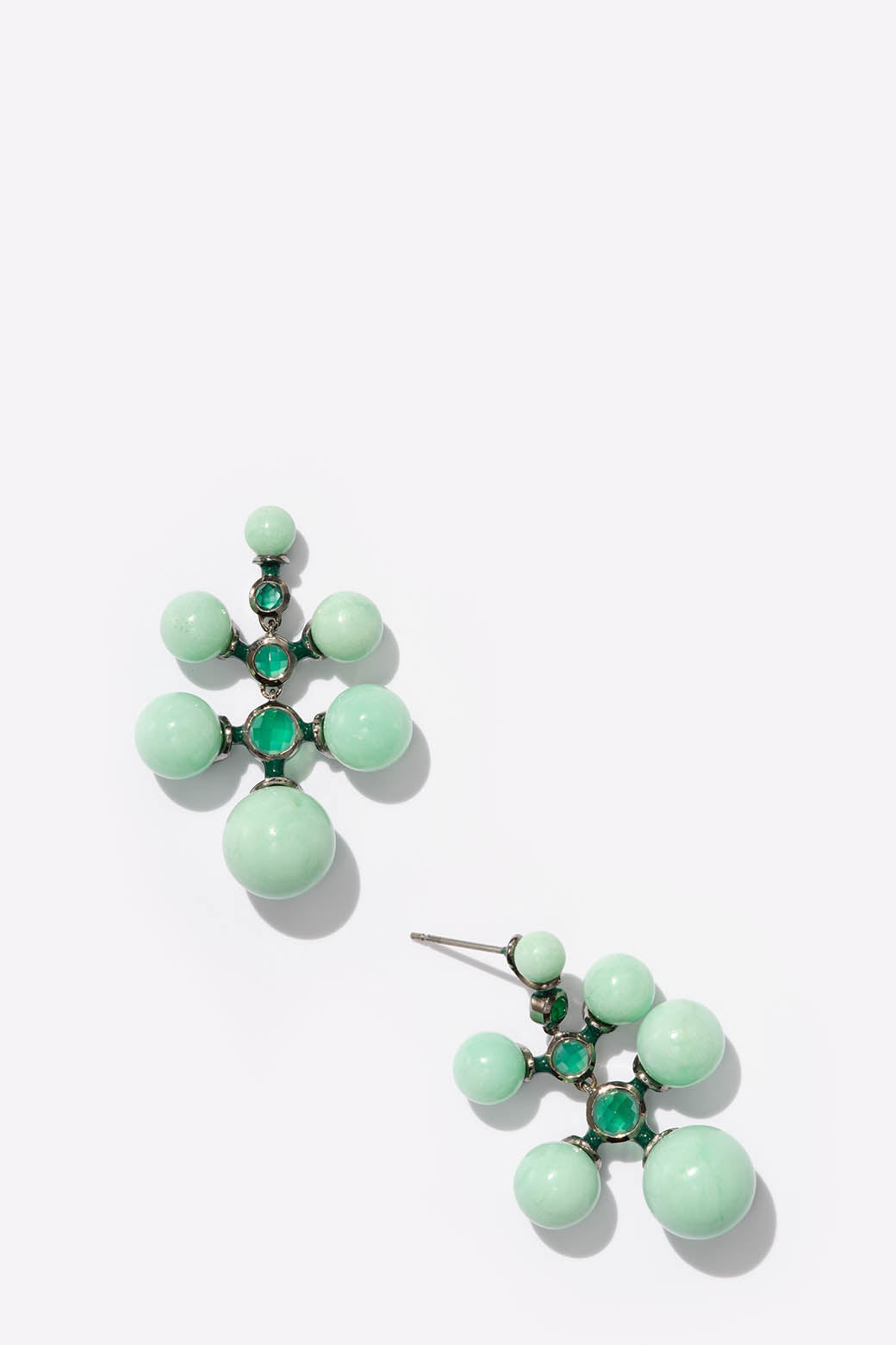 Radiant Earrings - Chrysoprase