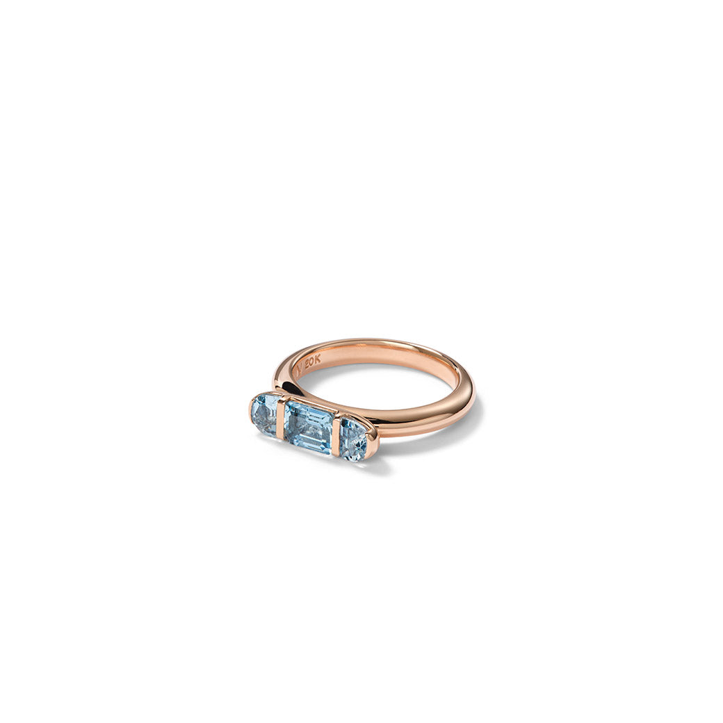 Seed Ring - Aquamarine