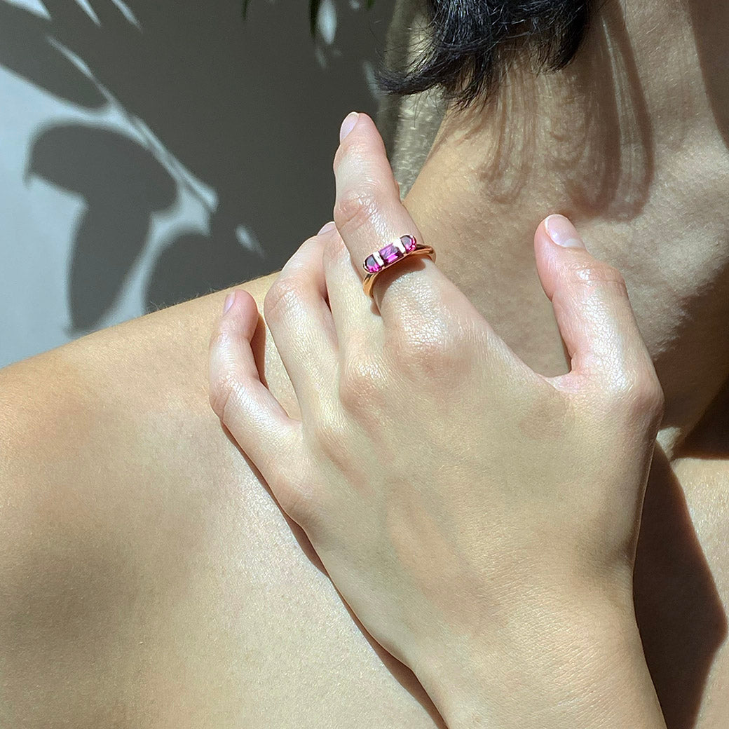 Seed Ring - Rubellite