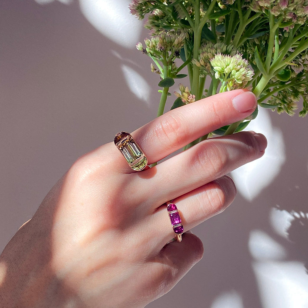 Seed Ring - Rubellite