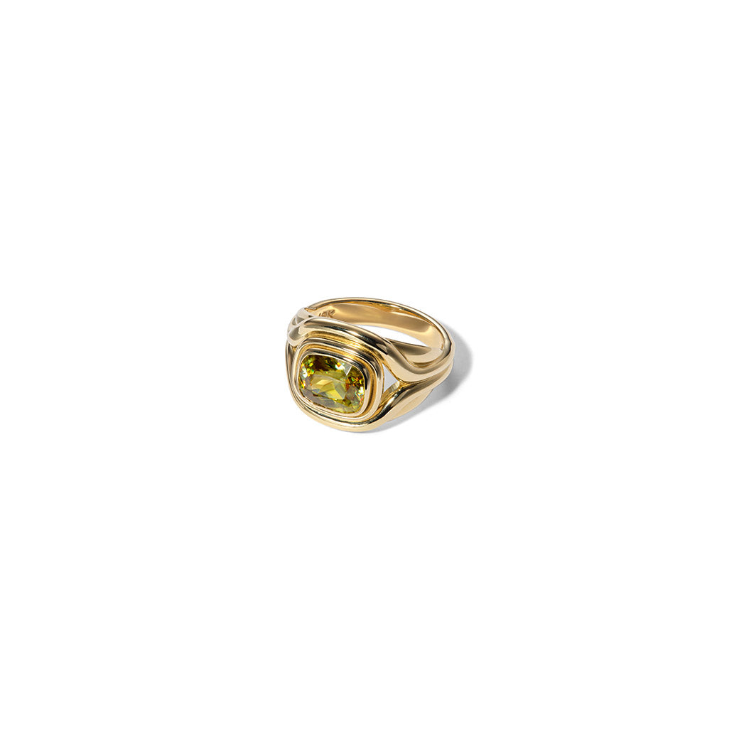 Seed Signet Ring - Sphene