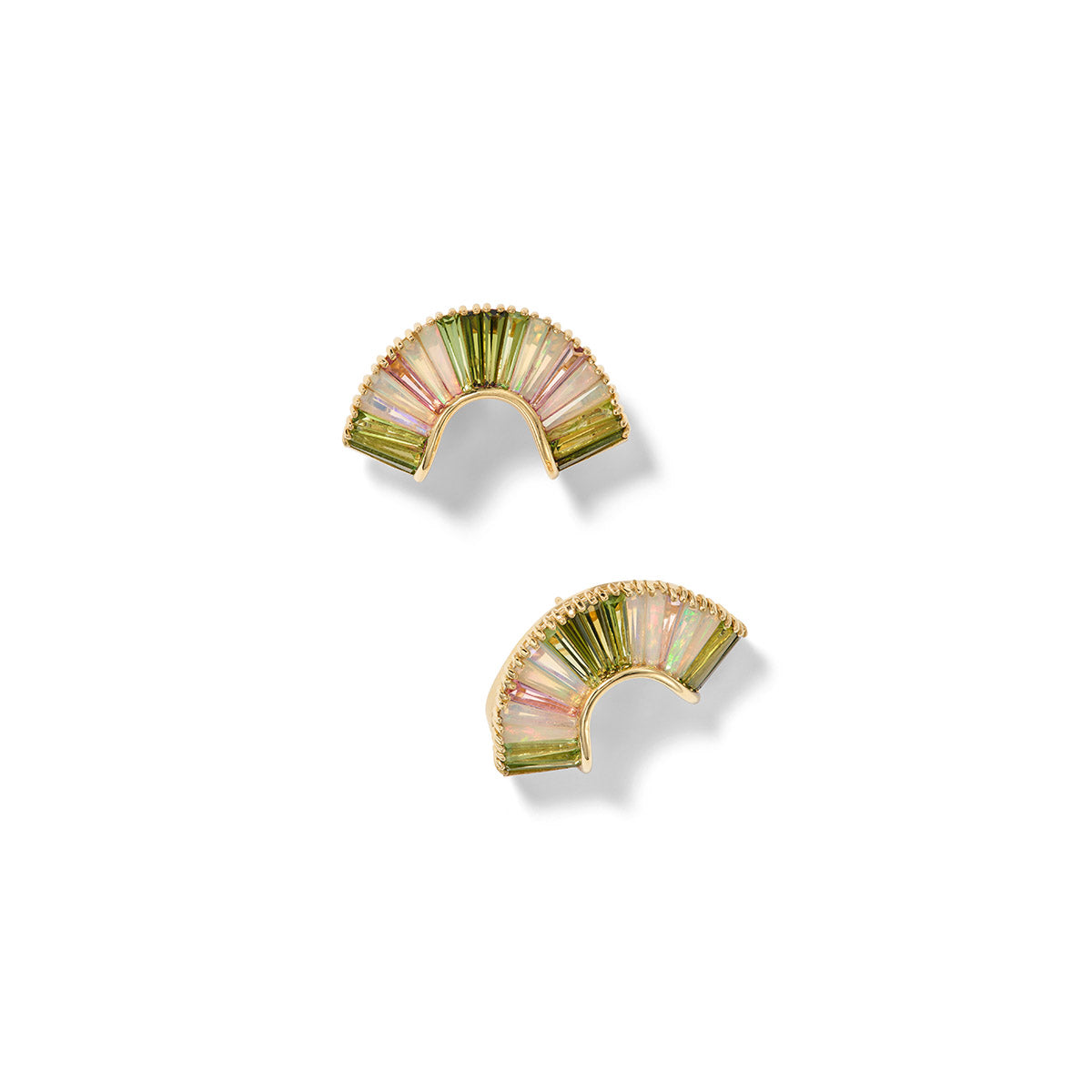 Sensu Ear Clips - Green Tourmaline