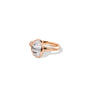 Sleeping Oval Solitaire Ring Diamond
