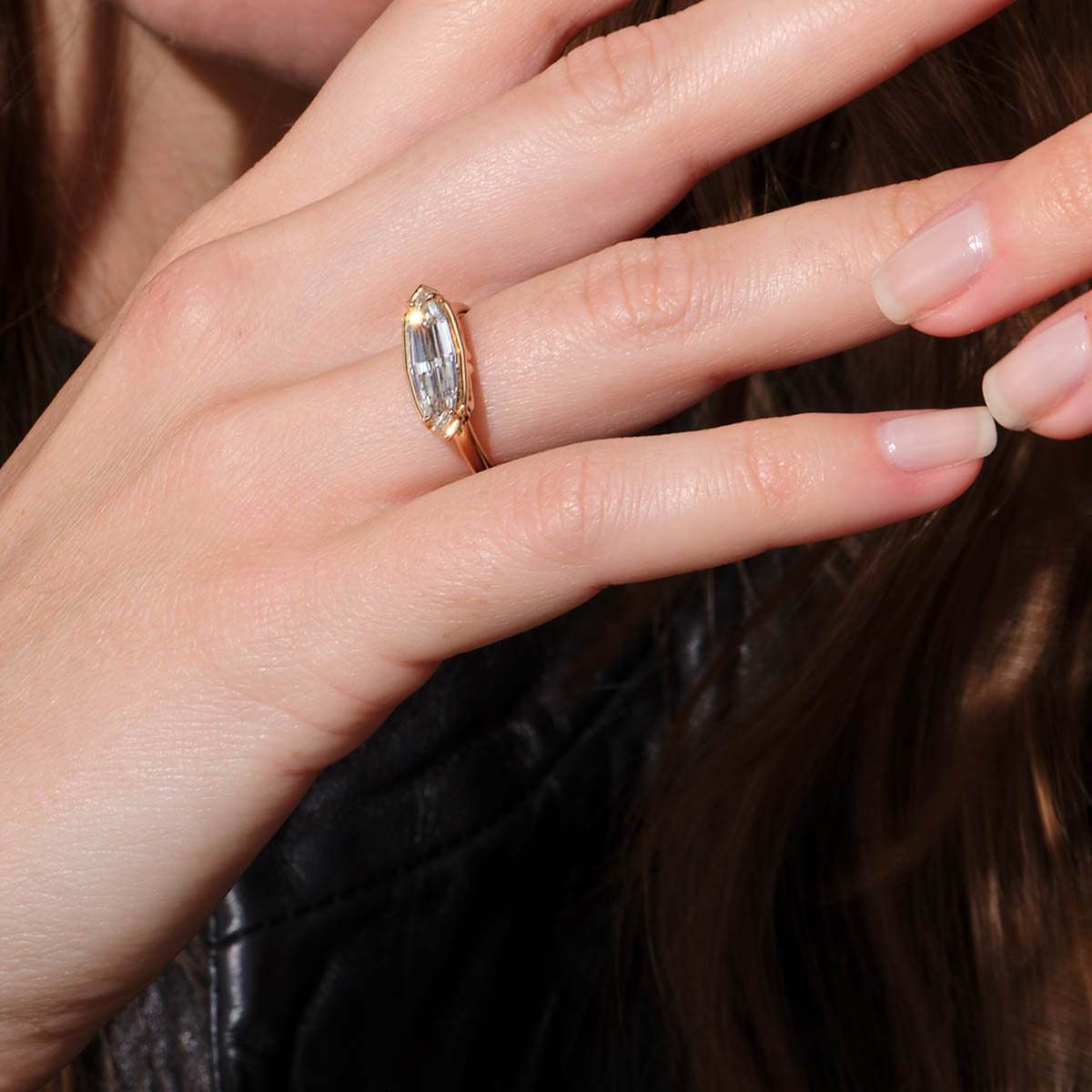 Steam Pipe Diamond Ring