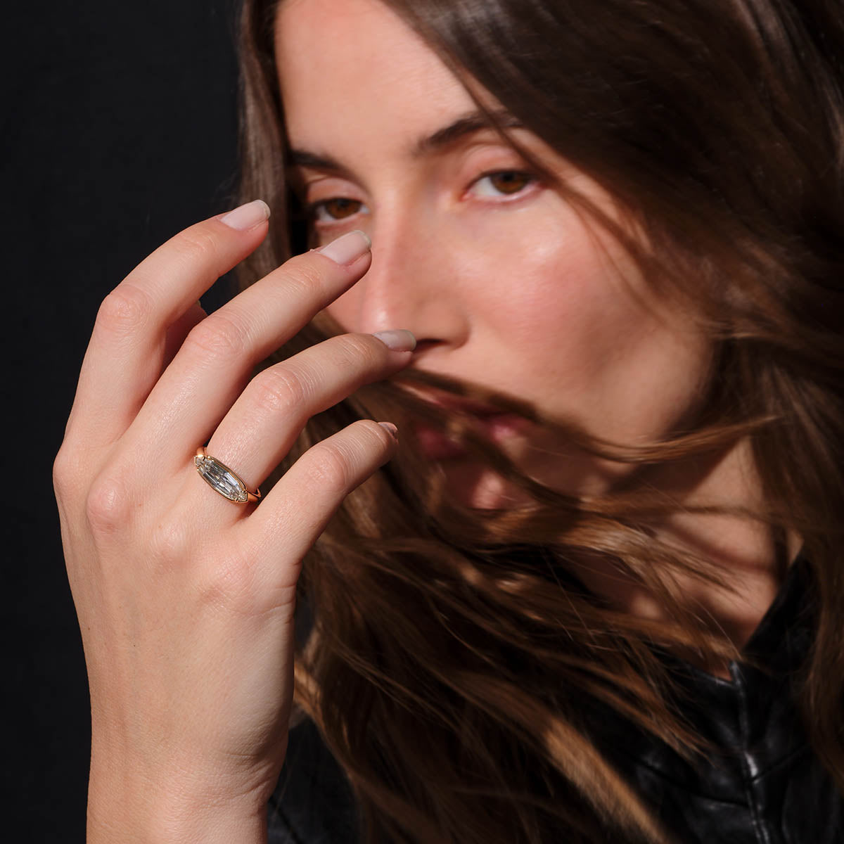 Steam Pipe Diamond Ring