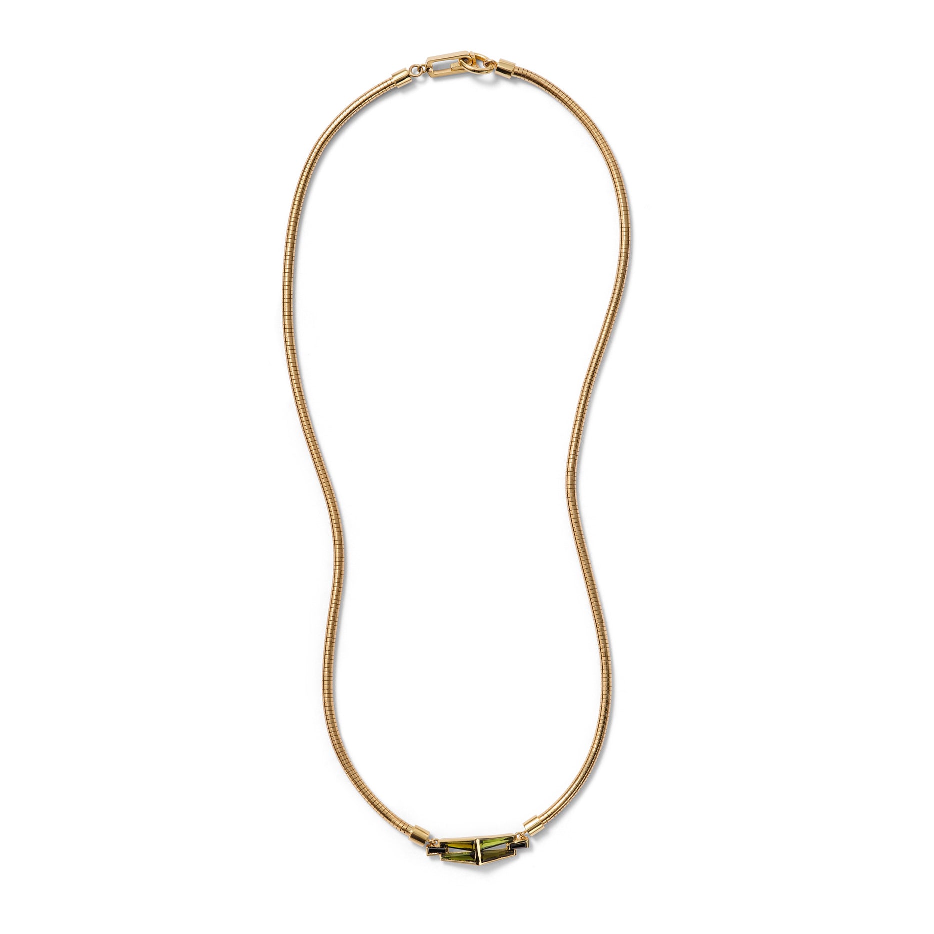 Forçat Trapezoid Link Rivière - Chrome Tourmaline