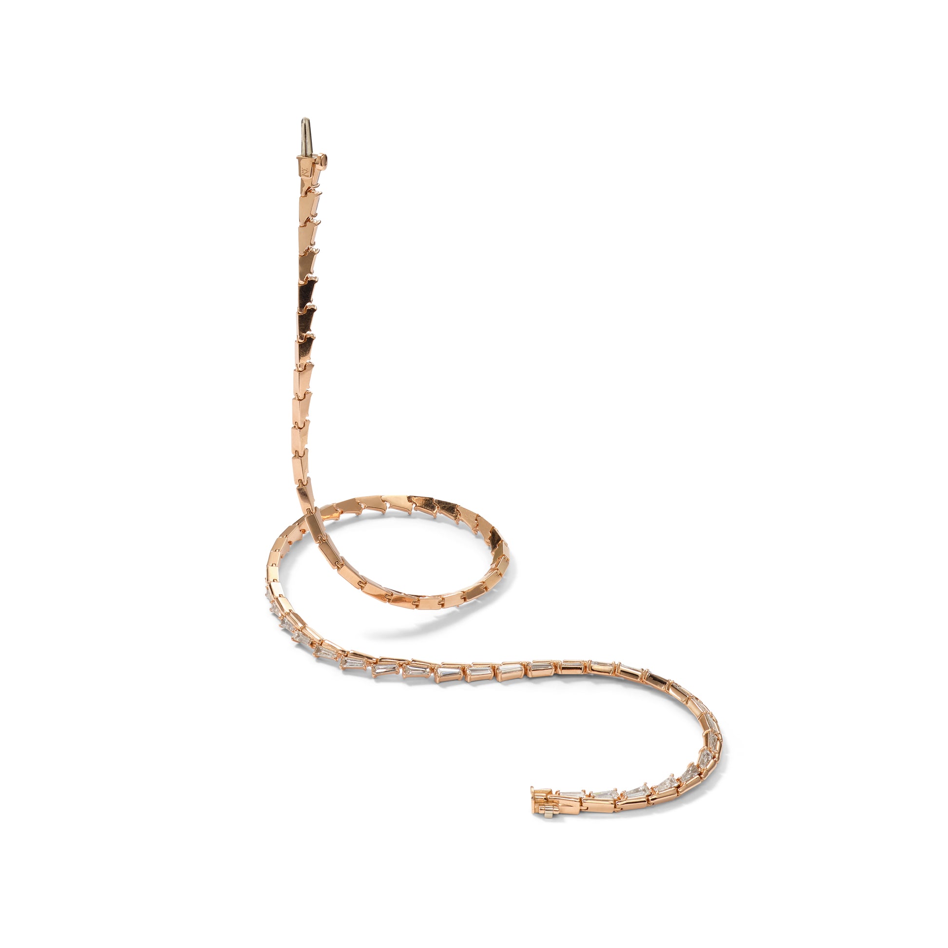 Wheat Riviere Necklace - Diamond