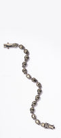 3D Tile Chain Bracelet Pyrite