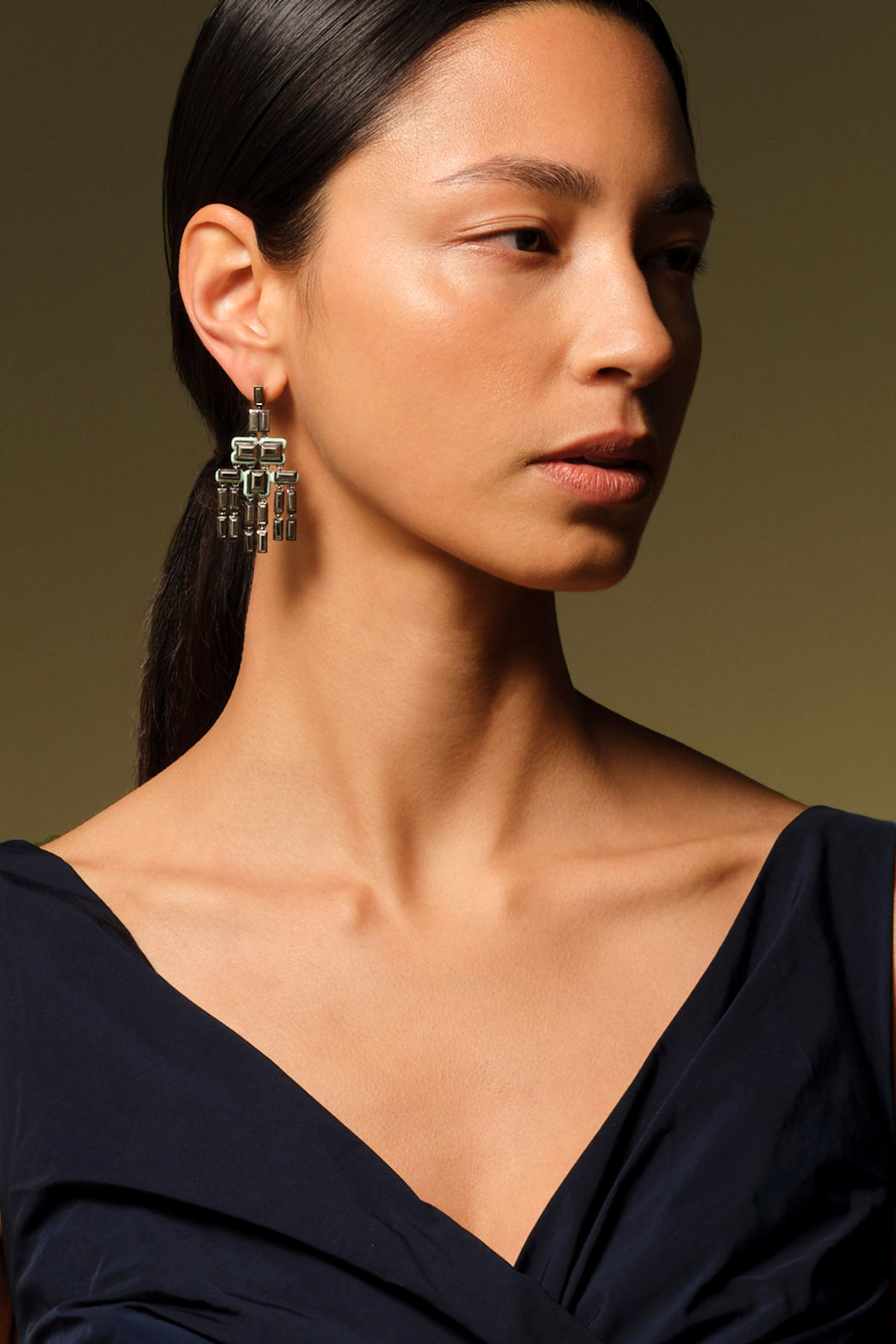  Pyrite Nagano Chandelier Earrings