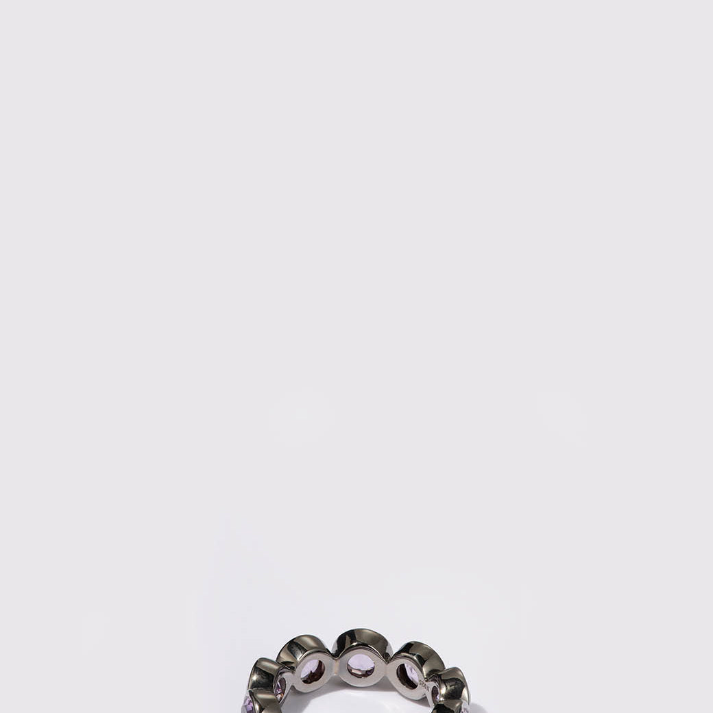 Small Dot Eternity Band - Rose of France