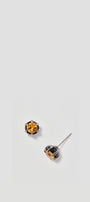 Estate Stud Earrings - Citrine