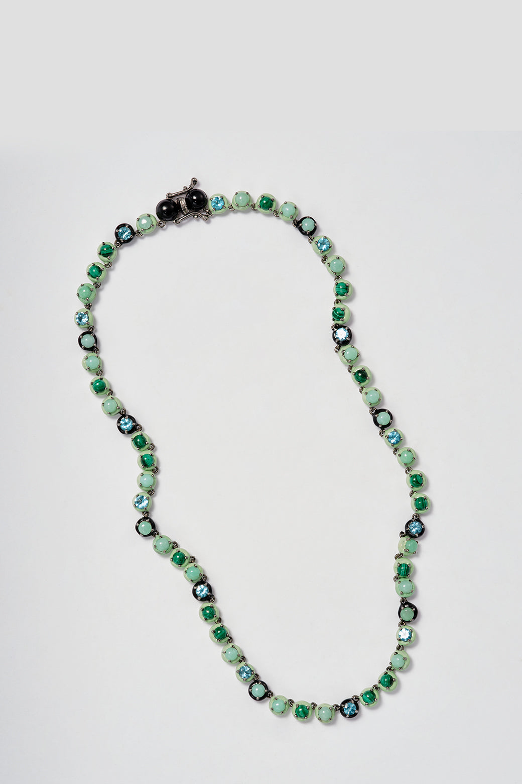 Small Georgian Rivière Necklace - Chrysoprase