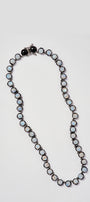 Large Georgian Rivière Necklace - Rainbow Moonstone