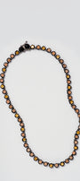 Small Georgian Rivière Necklace - Peach Moonstone and Citrine
