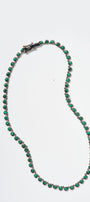 Petite Dot Rivière Necklace Malachite