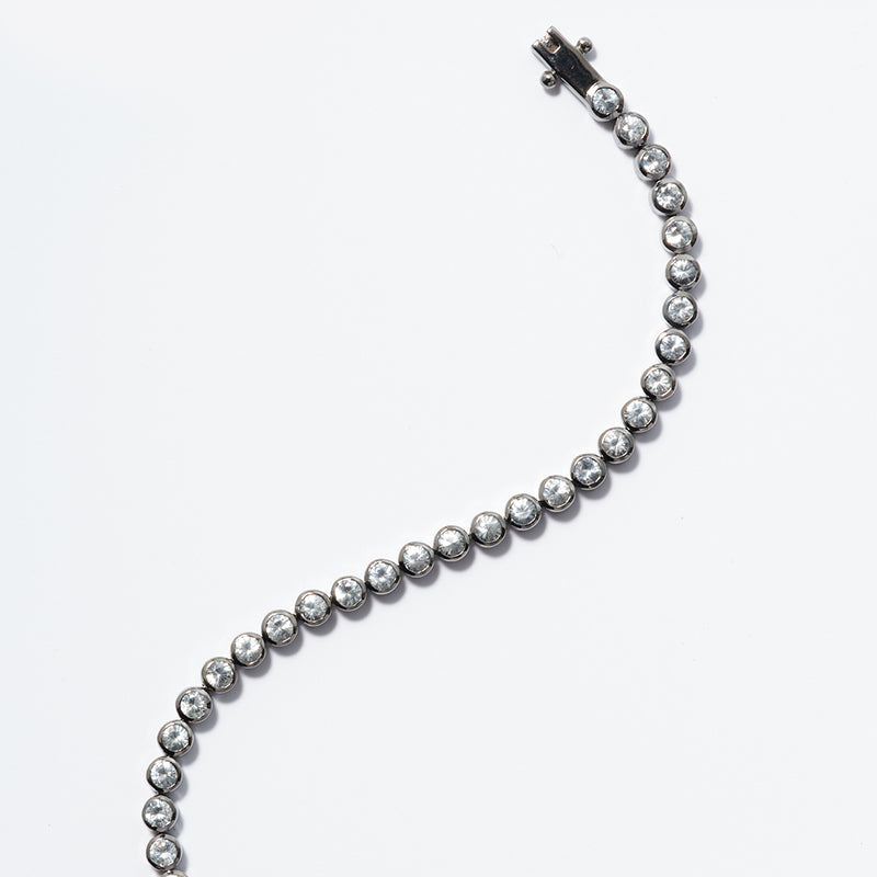 Petite Dot Tennis Bracelet White Zircon