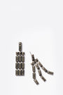 Paintbrush Fringe Earrings pyrite