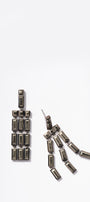 Paintbrush Fringe Earrings pyrite