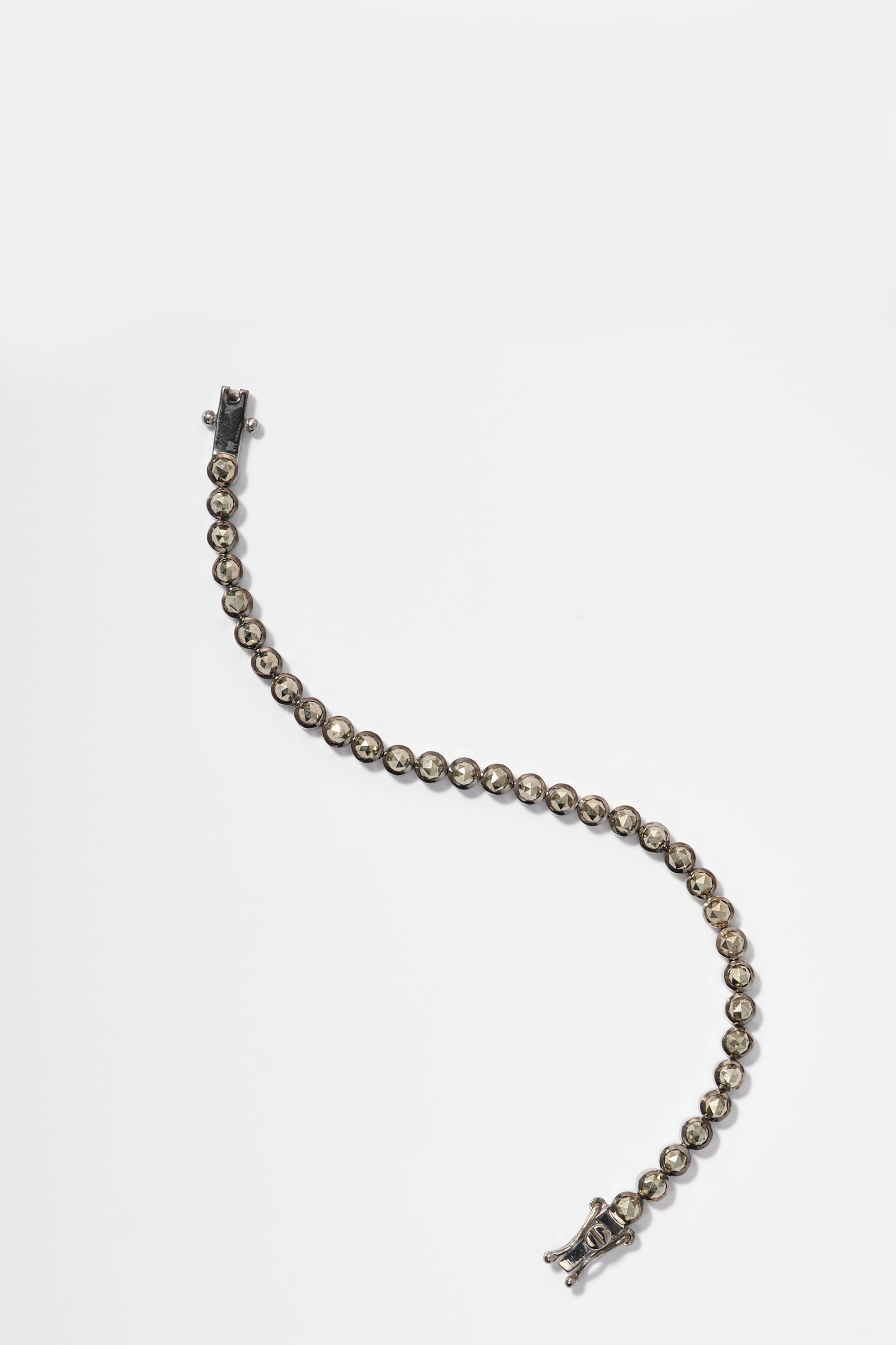 Petite Dot Tennis Bracelet Pyrite