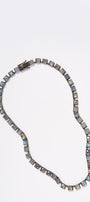 Small Tile Rivière Necklace - Labradorite