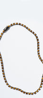 Mini Tile Rivière Necklace Tiger's Eye