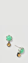 Spyglass Earrings - Chrysoprase