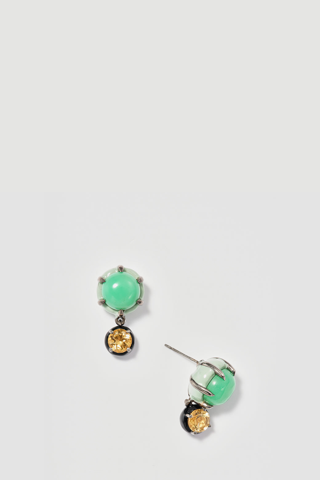 Spyglass Earrings - Chrysoprase