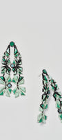 Stole Earrings - Blue Apatite & Chrysoprase