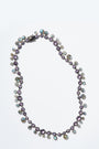 Bubble Tiered Rivière Necklace Rose of France & Labradorite