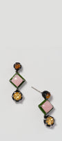 Trophy Earrings - Pink Opal
