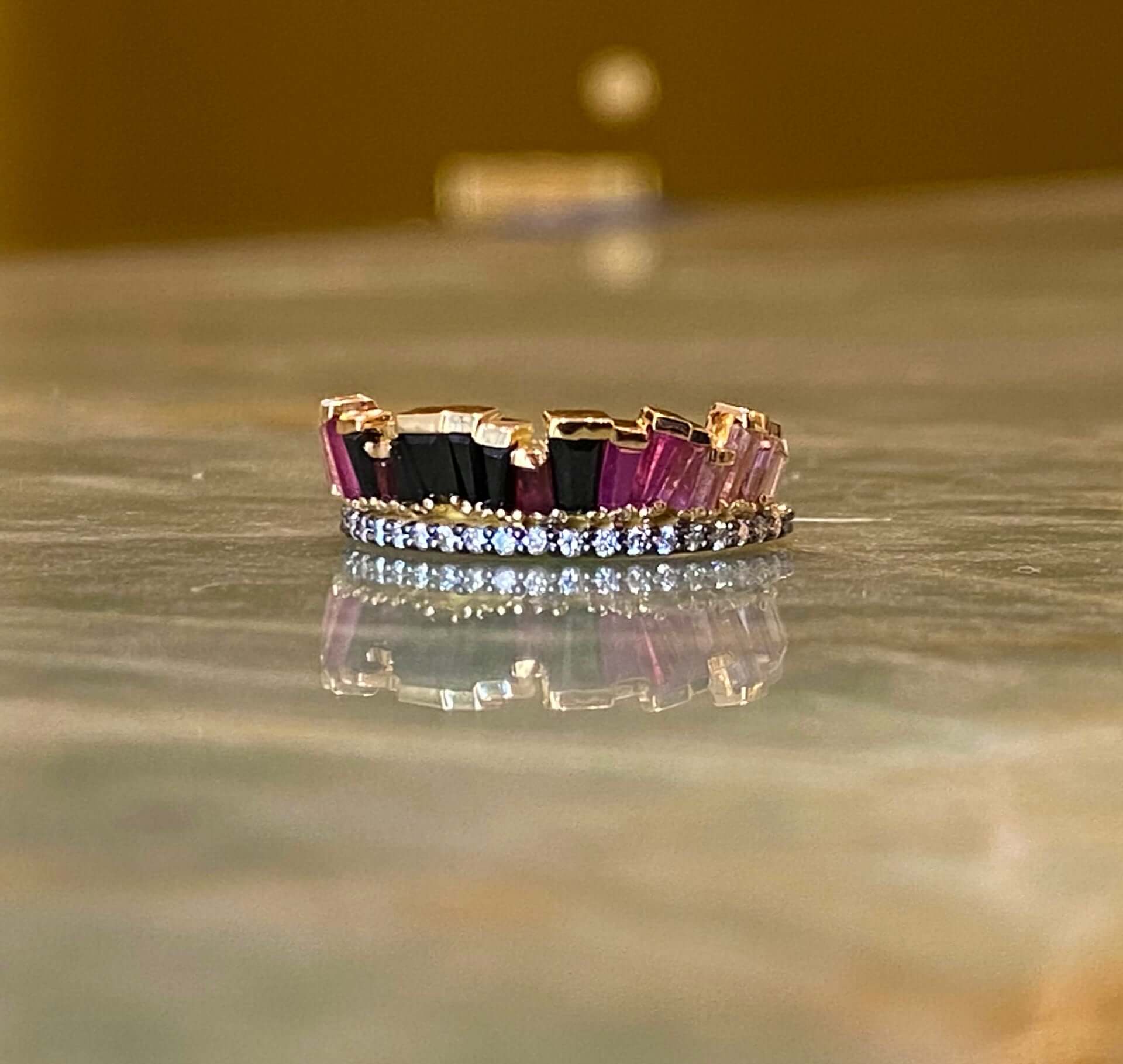 Ruffled Crown Ring