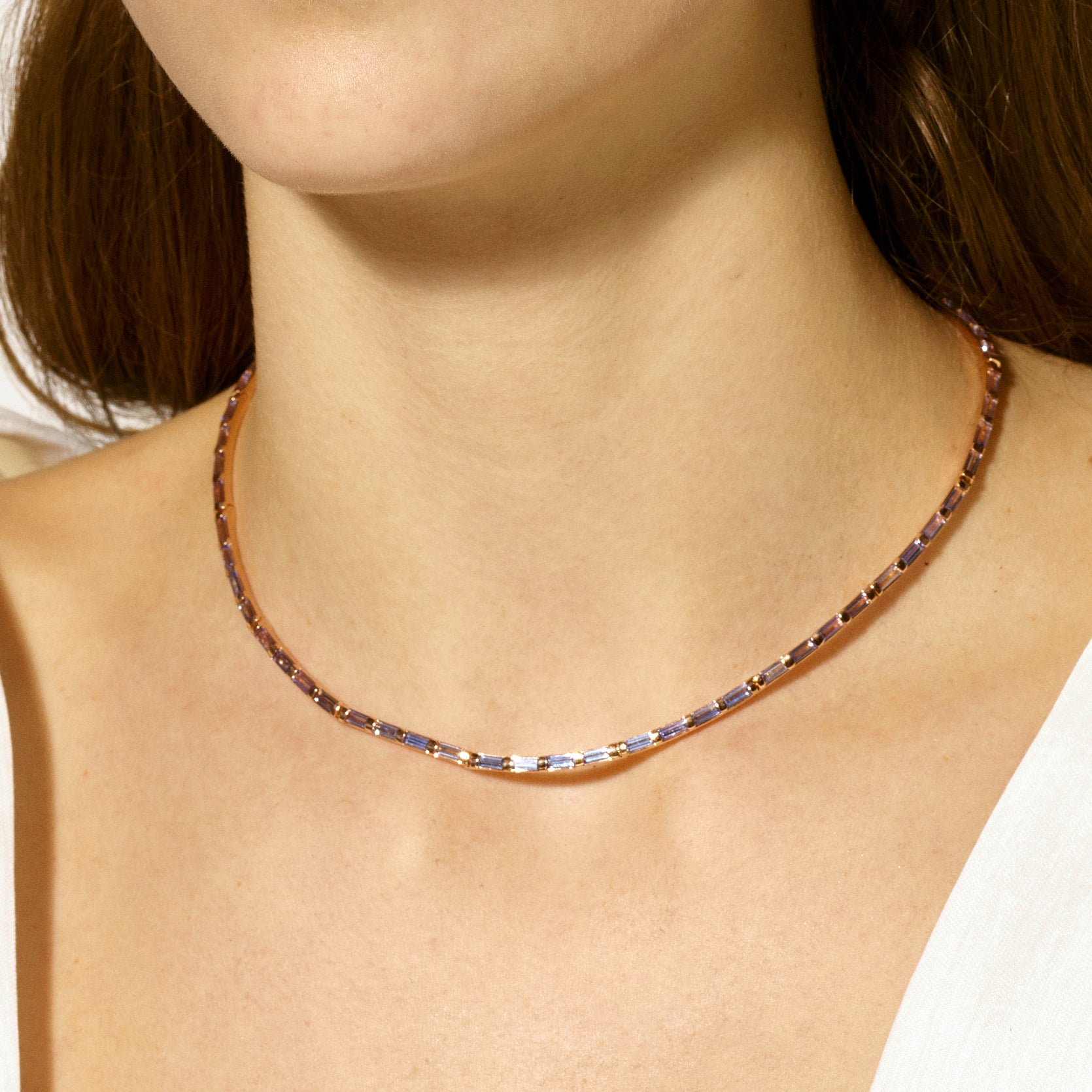 Chantilly Choker - Tanzanite