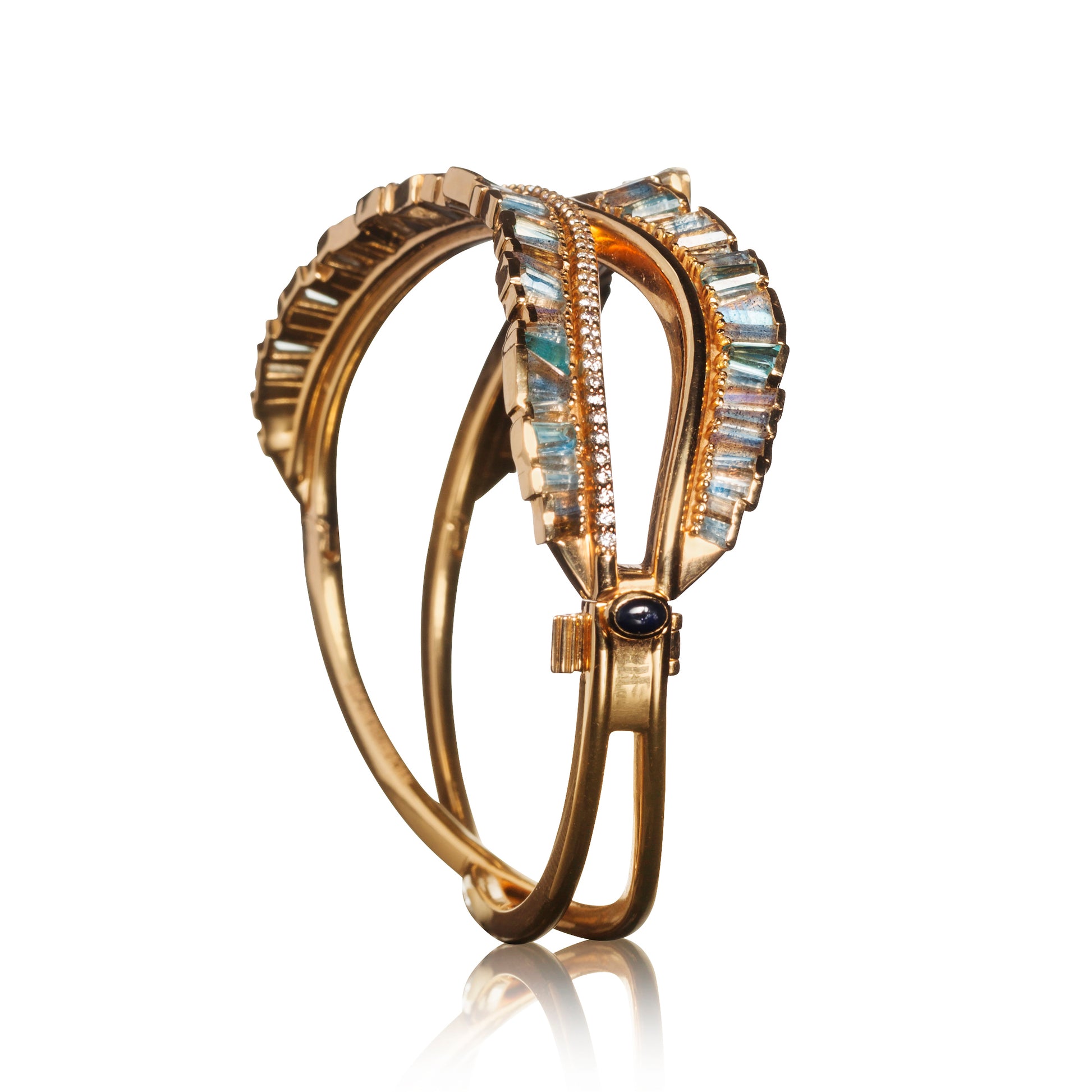 Draped Ruched Ribbon Cuff