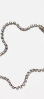 Mini Deco-Tile Rivière Necklace - White Zircon