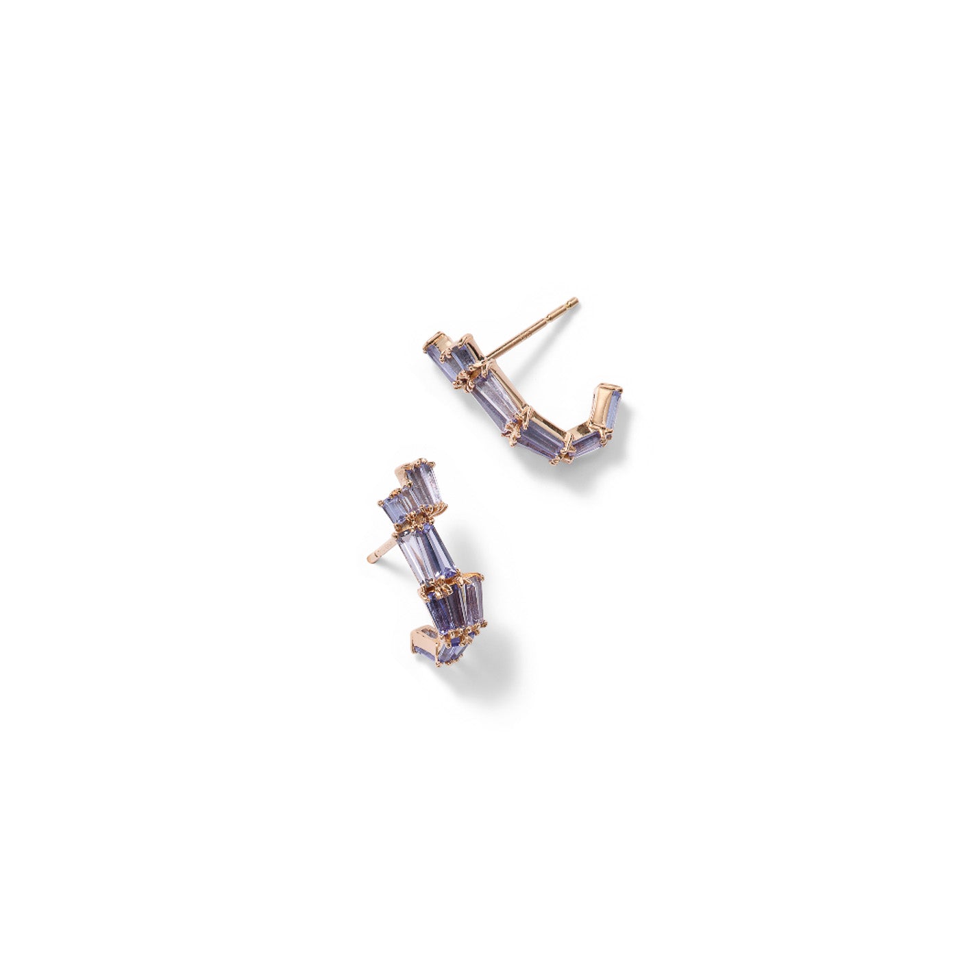 Ear Jackets - Tanzanite