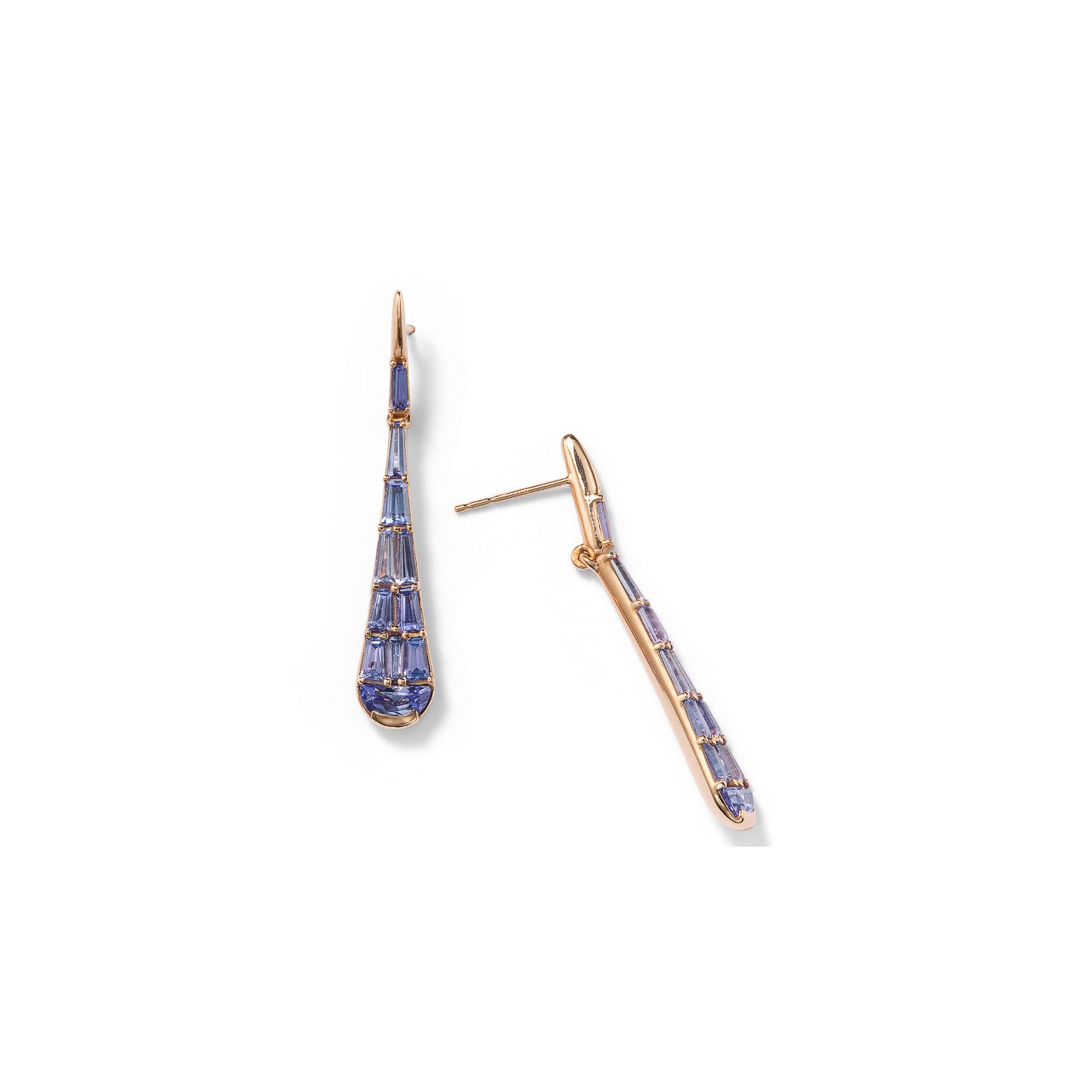 Raindrop Earrings - Tanzanite