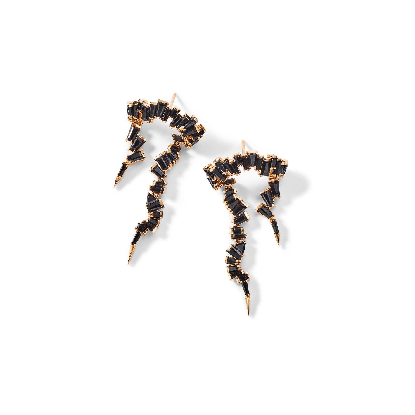 Ruffled Ear Lassos - Black Spinel