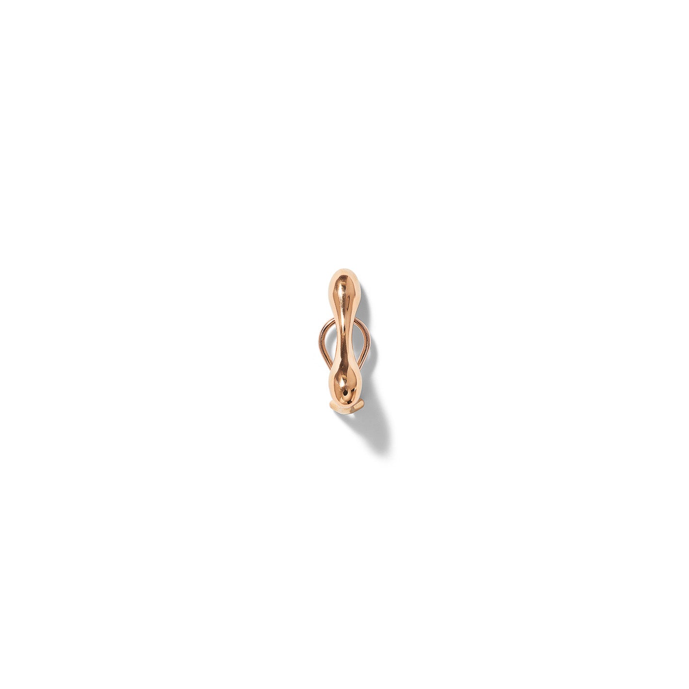 Small Single Baton Ear Cuff  - Gold
